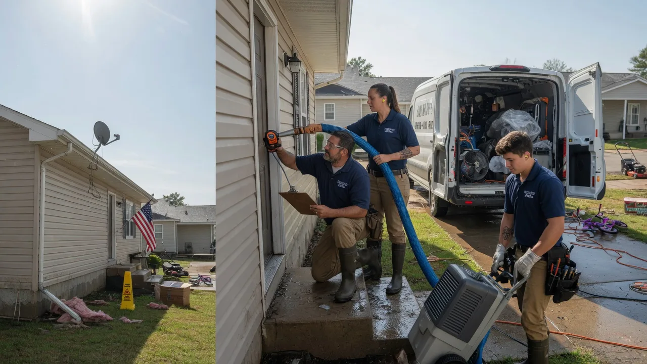 Ceiling Water Damage Restoration in Plain, WI near me